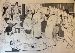 A collection of nine Heinemann Educational posters, circa 1980, to include 'Street', 'Nightclub', '