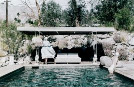 Anja Niemi (b.1976) The Swimming Pool, 2014 signed and titled (to label on the reverse)