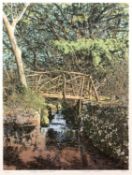 Norman Stevens (1937-1988) 'Bridge, Lowick House', pencil signed, titled, dated 1986 and no. 7/100
