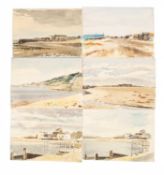 Tony Herbert (1927-2024) A collection of 27 watercolours, mainly Lyme Regis and Dorset, all