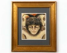 Francois Lanzi (1916-1988) ‘Le Christ et Les Larrons’ (The Christ and the Thieves) signed and titled