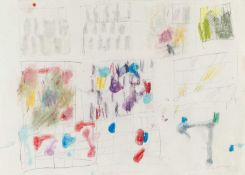 Sandra Blow (1925-2006) Abstract study signed (lower right) mixed media on paper 21 x 29cm.