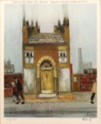 After Harold Riley The Yellow Door, print in colours, pencil signed in the margin and numbered 154/