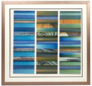 Jim Pattison (20th century) 'Edge', 'Roll' and 'Target', each pencil signed, titled and dated '95 to