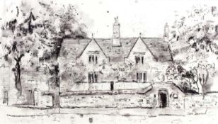 Tim Steward (b.1975) The Old Parsonage, Gees, The Old Bank Hotel, all signed, charcoal (a set of