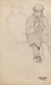 Kalman Kemeny (1896-1994) Figure studies, a collection of six, one with Atelier stamp, pencil, 22
