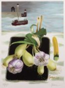 Mary Fedden (1915-2012) Whitby Harbour, 2003 38/250, signed and numbered in pencil (in the margin)