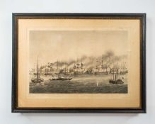 R. G. & A. W Reeve, after Lieut. J. F. Warre The Bombardment and Capture of St. Jean Dacre, aquatint
