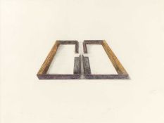 Timothy Threlfall (1940-1999) A set of four proprietary sketches, 1977 each signed and dated in