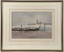 Andrew King (b. 1956) San Giorgio, Maggiori, from San Marco, Venice, signed and dated '86,