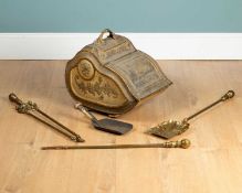 A toleware coal purdonium together with fireside tools