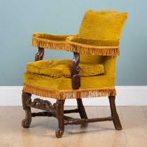 A small Carolean-style armchair