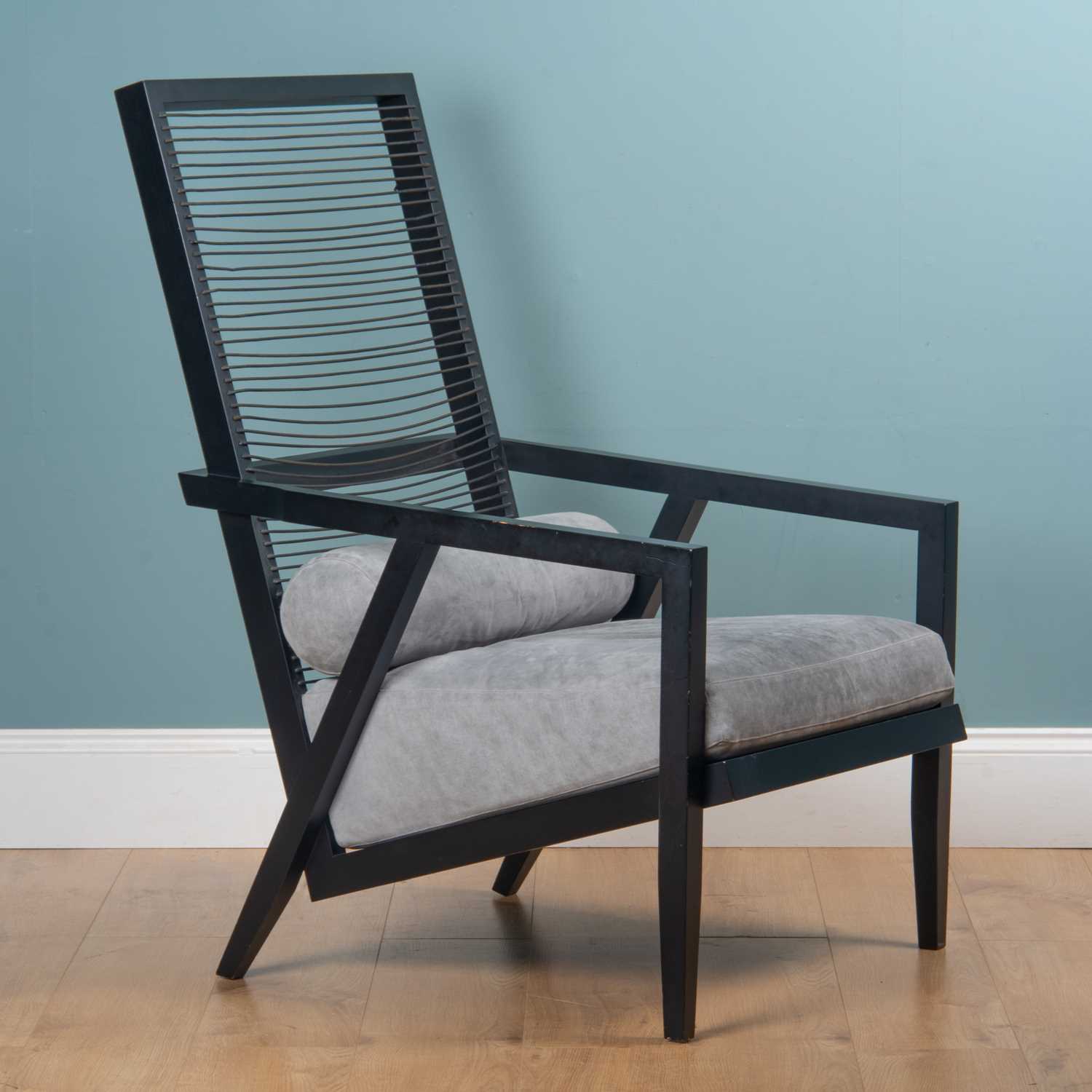A Pierantonio Bonacia, ebonised "Astoria HB" armchair