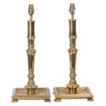 A pair of table lamps