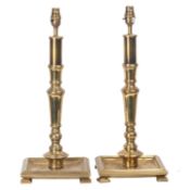 A pair of table lamps