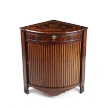 Floor standing corner cabinet