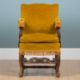 A small Carolean-style armchair - Image 2 of 2