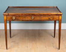 A 19th century Dutch side table