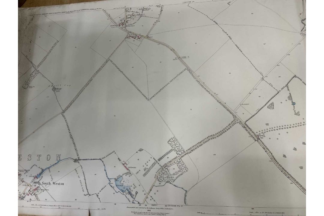 A collection of various rolled estate maps - Image 2 of 10