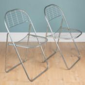 Two Åland folding chairs by Niels Gammelgaard for Ikea
