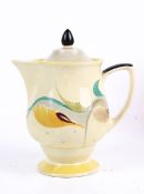 A mid-century ceramic teapot.