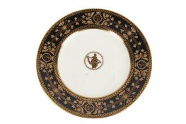 A Wedgwood plate in the 'Astbury' pattern.