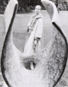 A Norman Parkinson vintage silver bromide photographic print for Vogue October 1957.