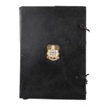 A large portfolio consisting of mostly 19th Century Albumen and other Silver Gelatin photographs.