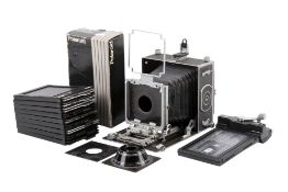 An M.P.P. 5 x 4 Micro Technical camera body.