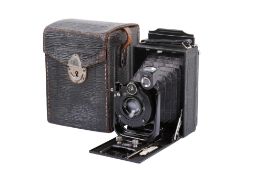 A Zeiss Ikon Suevia 24 6 x 9 sheet film camera. With a 10.5cm f6.