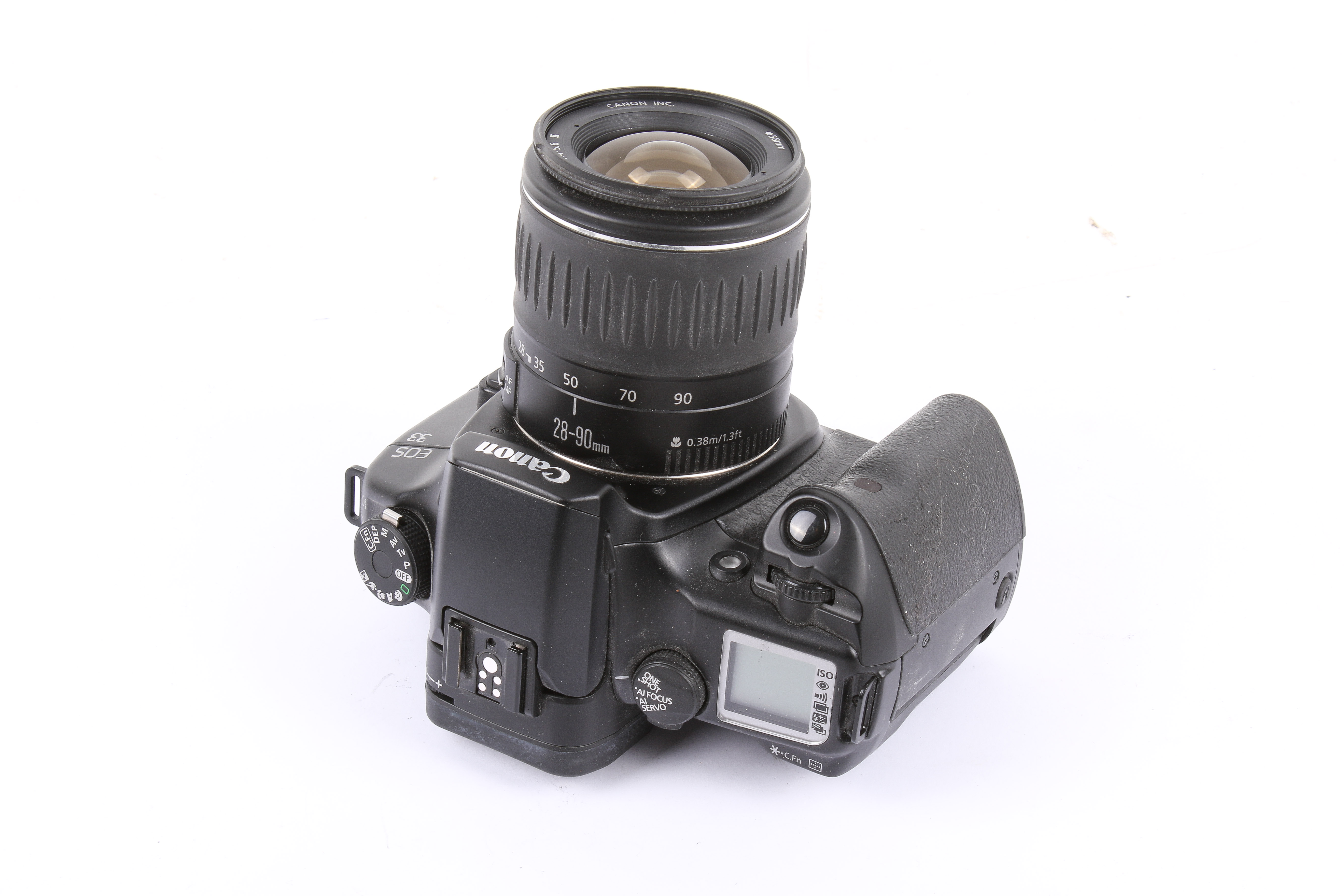 A Canon EOS 33 35mm SLR camera. With a Canon Zoom EF 28-90mm f4-5.6 II lens, lens cap and strap. - Image 2 of 3
