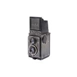 A Rolleicord I Art Deco 6x6 Medium Format TLR camera. Serial number 022775.