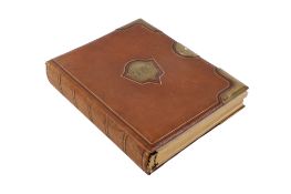 An early 20th century photograph album.