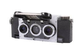 A Stereo Realist 35mm Rangefinder camera. Serial number A9380.