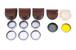 A set of Rolleiflex 2.8 accessories.