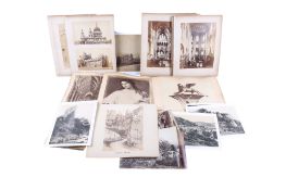 A collection of over 100 antique photographs.