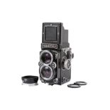 A Rolleiflex 2.8D 6 x 6 Medium Format TLR camera. Serial number 1609908.