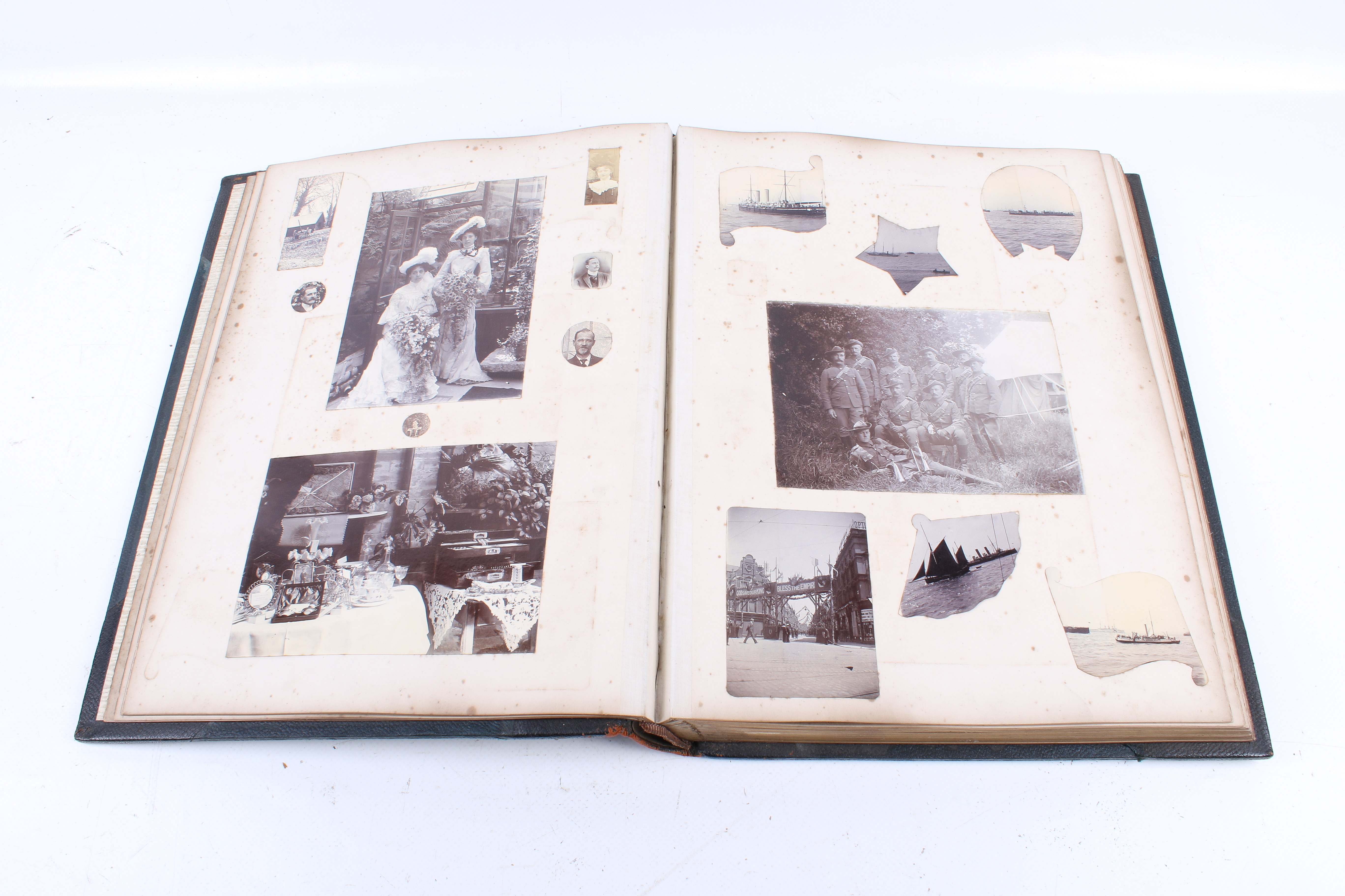 An early 20th Century photograph album. - Image 3 of 6