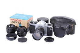 An Asahi Pentax S1a 35mm SLR camera outfit.