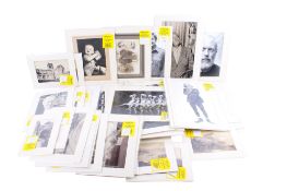 A collection of antique and vintage photographs and drawings.