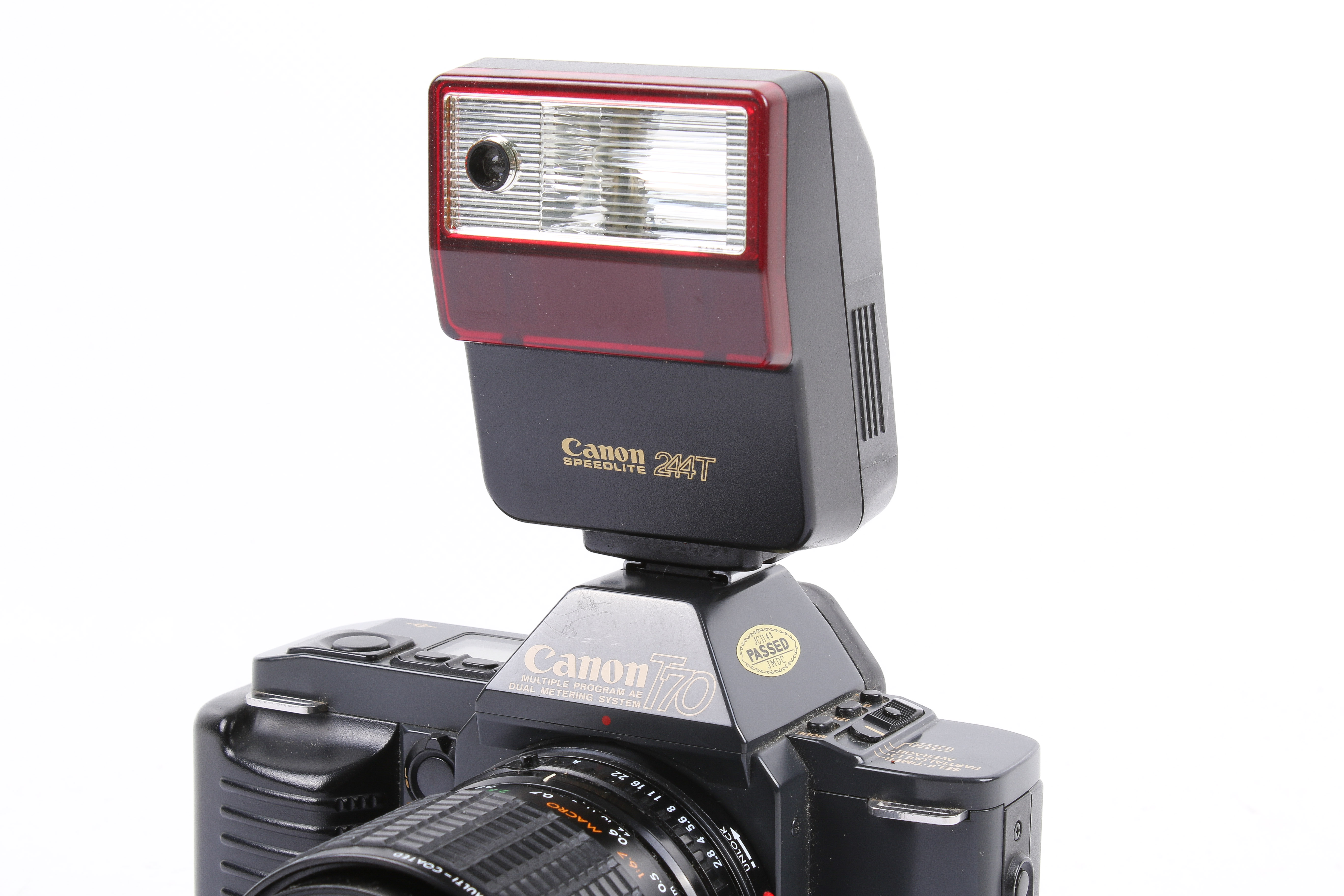 A Canon T70 35mm SLR camera outfit. Serial number 1278763. - Image 2 of 7