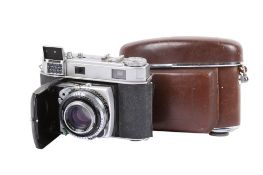 A Kodak Retina IIIc 35mm Rangefinder camera. Serial number 696981.