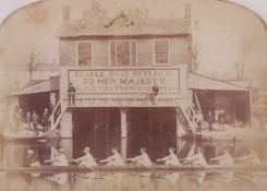 A Cambridge University rowing crew photograph from 1874.