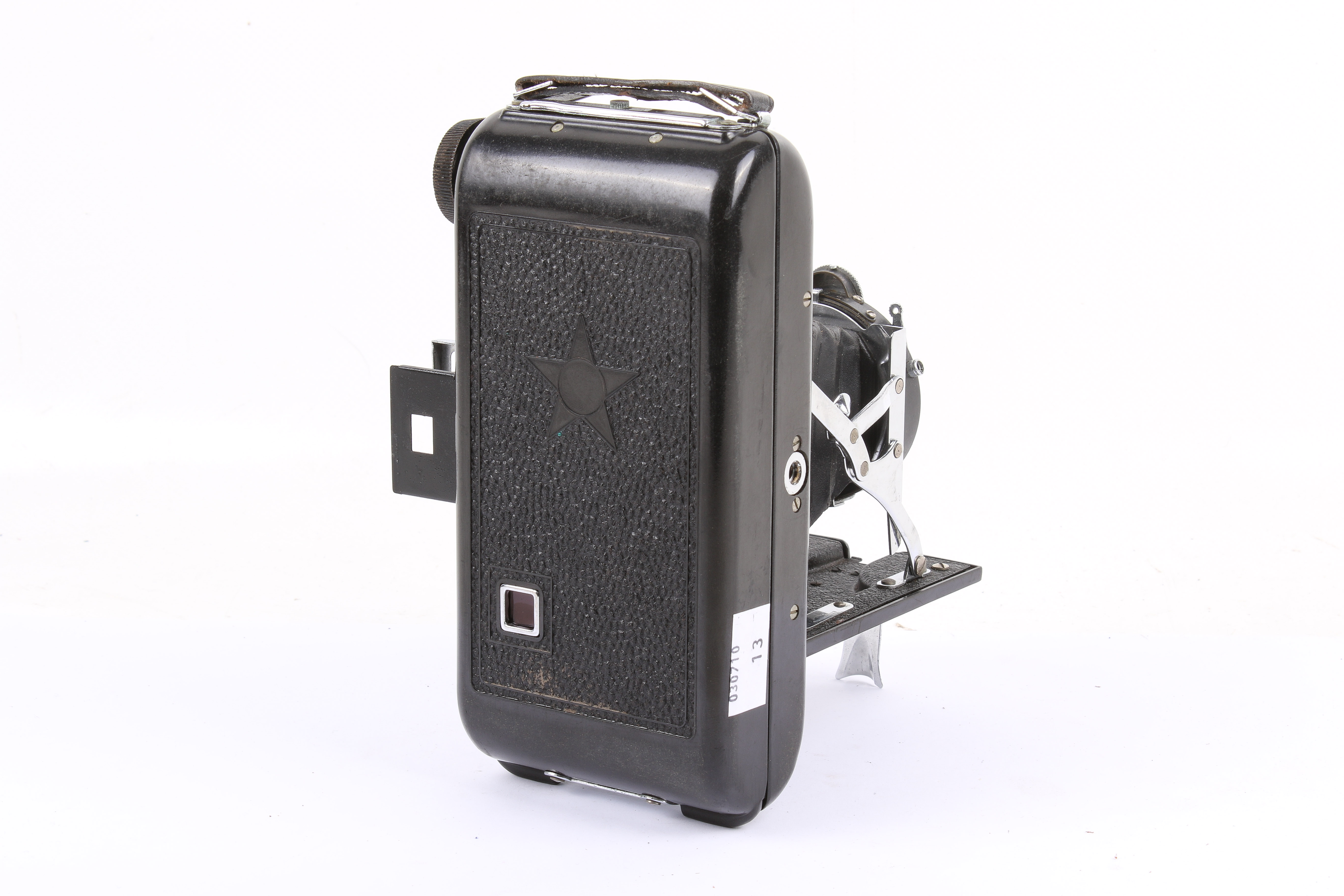 A Kershaw Raven 6 x 9 Medium Format Folding camera. Black Baselite. With a Kershaw 4 Inch f6. - Image 4 of 4