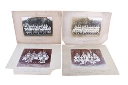 A collection of four team photographs.