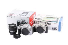 A Canon EOS 400D Digital SLR camera. With a Canon EF-S 18-55mm f3.5-5.