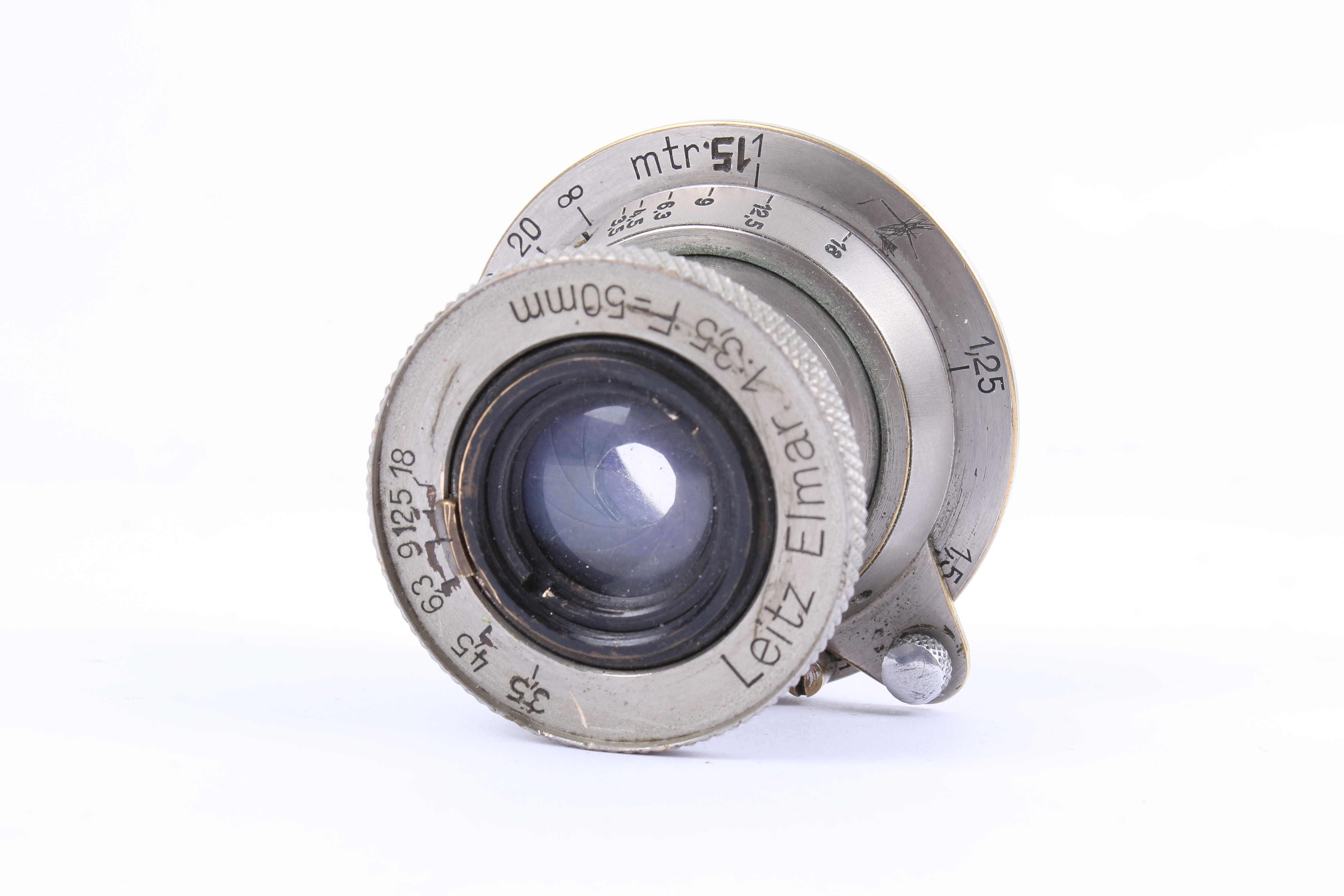 A Leitz 50mm f3.5 Elmar lens. No serial number. '11 o'clock' infinity catch. - Image 2 of 3