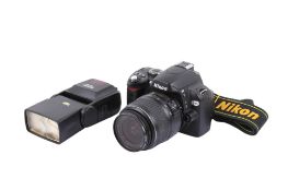 A Nikon D40X Digital SLR camera. With an AF-S Nikkor 18-55mm f3.5-5.