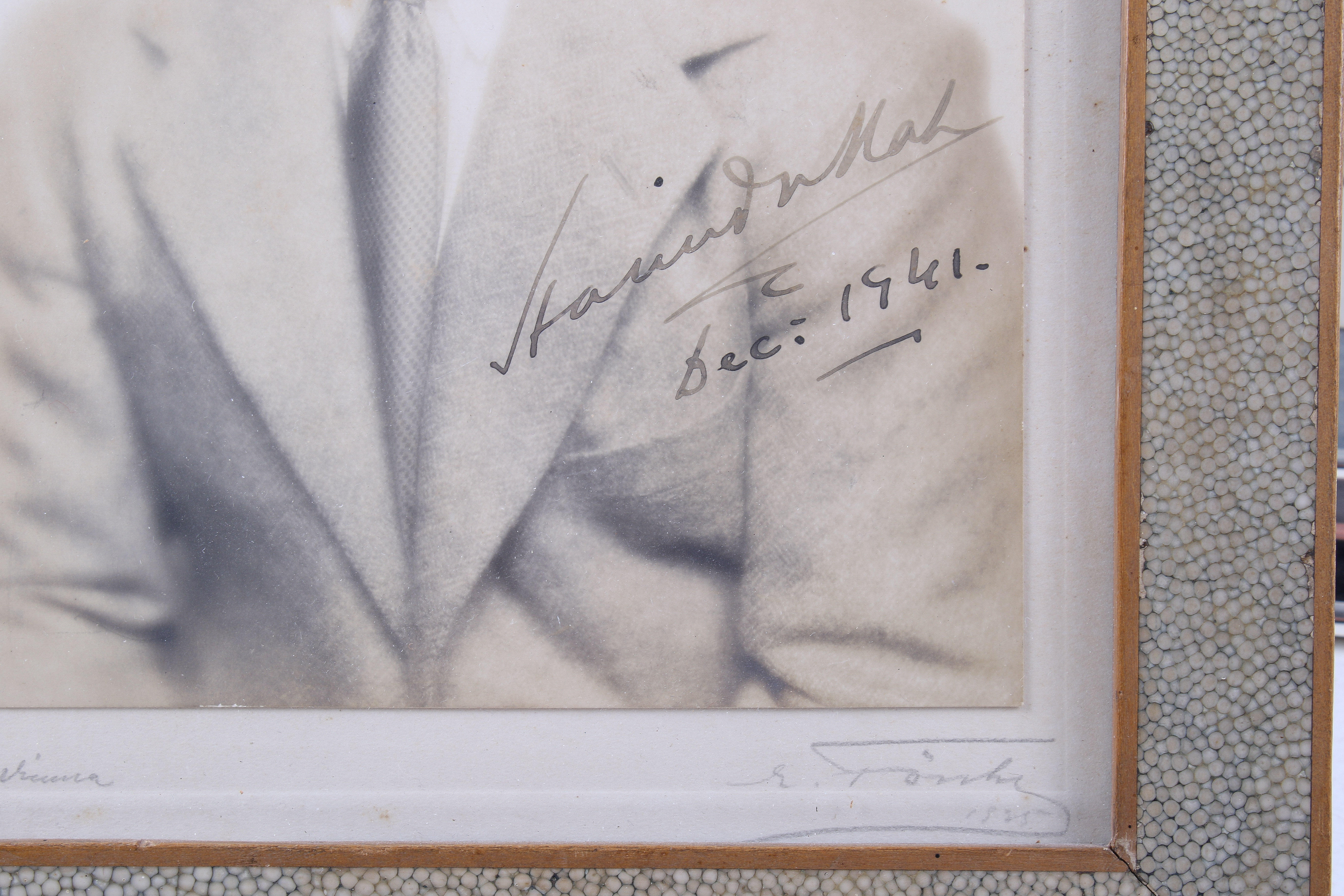A black and white portrait photograph of Nawab Sir Hamidullah Khan, and five others. - Image 4 of 7