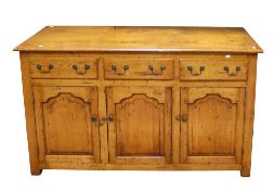 An early 20th century oak sideboard.